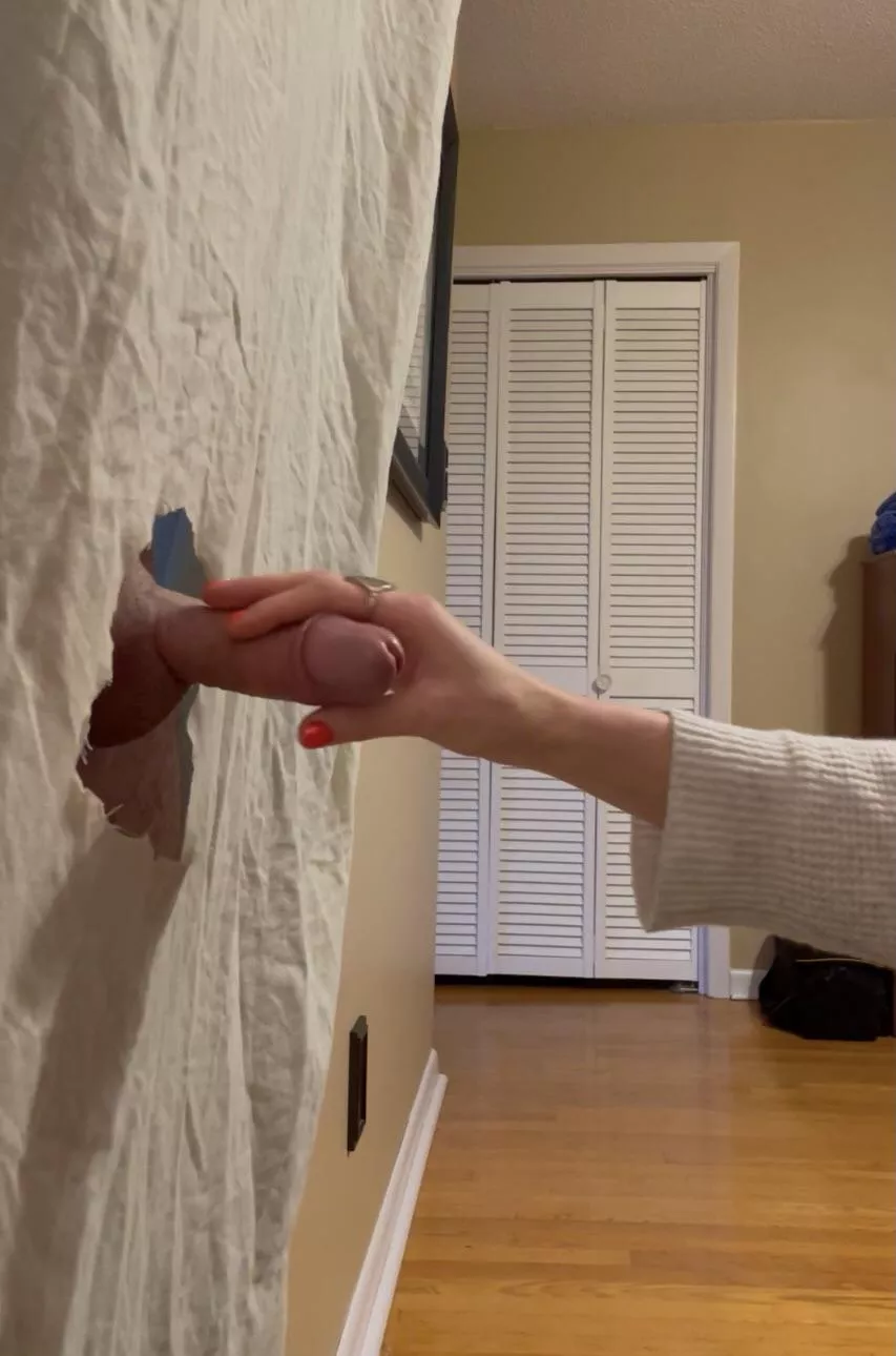 A little afternoon fun milking this sexy cock at our home gloryhole. posted by KaraWestbrook