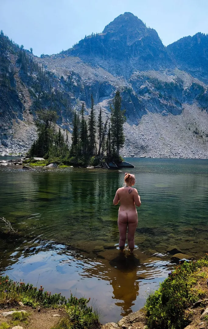 A little Alpine Lake skinny dipping [f][11:11] by nymph420