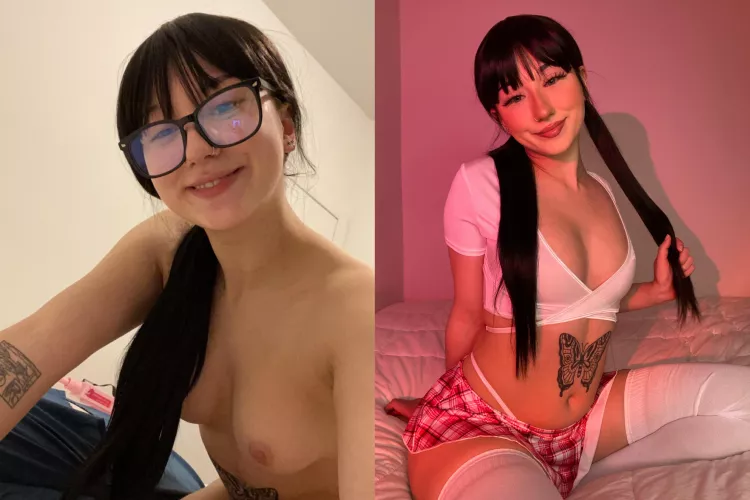 A little before & after 😋 by dixiechix2studioalb