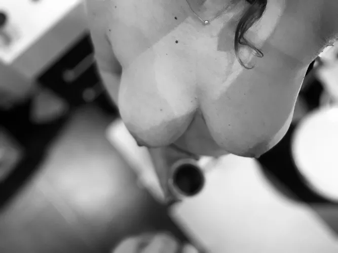 A little coffee before a shower by whiskey_and-me