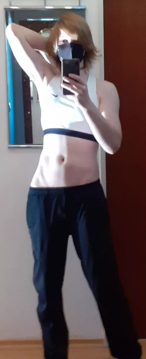 a little hrt for more confidence. My first pic 👉👈 please be gentle by _queen_elisabeth_