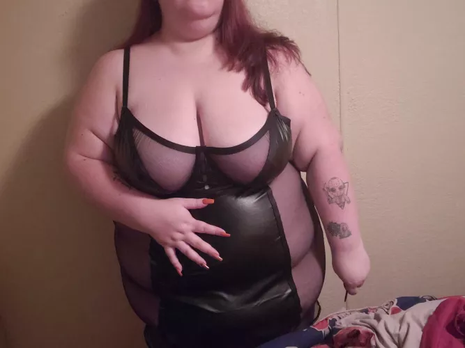 A little leather & fishnet by SallySkellington1328