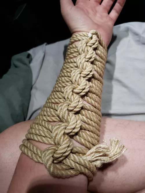A little self bondage by 13ducksinatrenchcoat