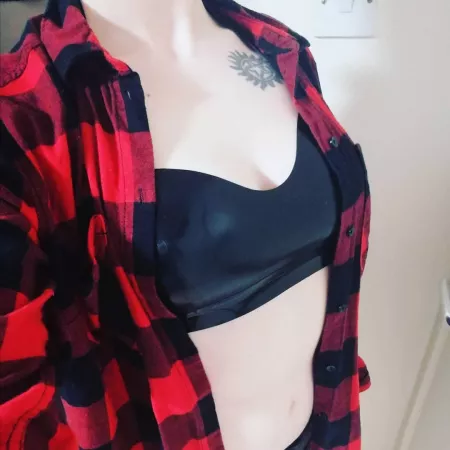 A little shine under the shirt by VanillaLatex94