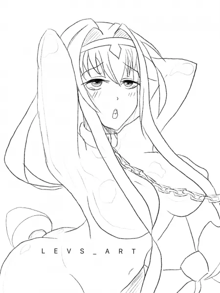 A little sketch of my alice fanart! Twitter: Levs_Art 😛 by rebz_arts