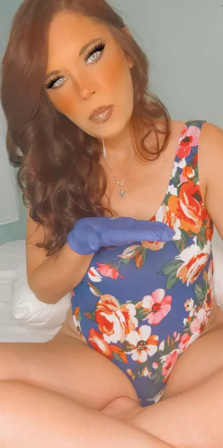 A little spit from a nurse to help lube you up? by peekinmypanties