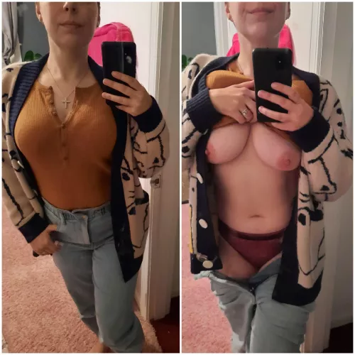 A little surprise on this cold fall night. Keep me warm? by Charlotte_ze_harlot