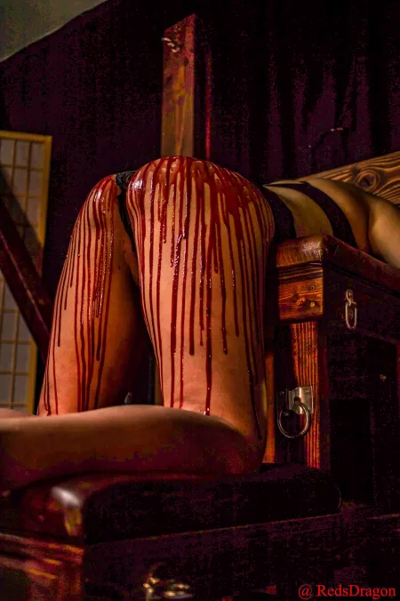 A little wax play with my babygirl!!! by RedsDragon1971