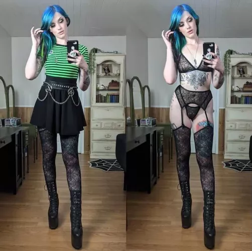 A little what's underneath from Eydis 🖤 by SuicideGirls