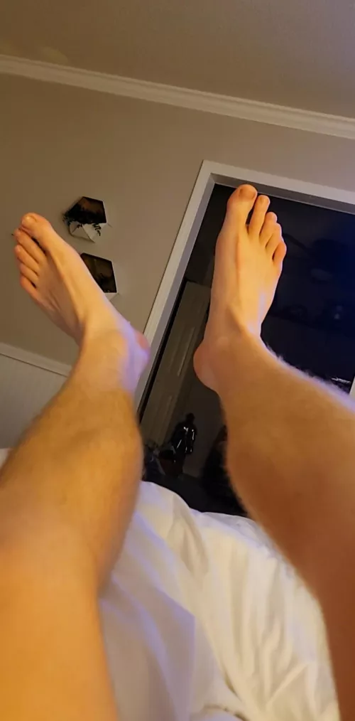 A long day at work. Can someone come give me a foot massage? Maybe more 😏 by kaderedstone