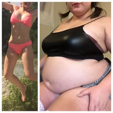 A lot can change in 3 years 😅 by ChubbieBunnie5