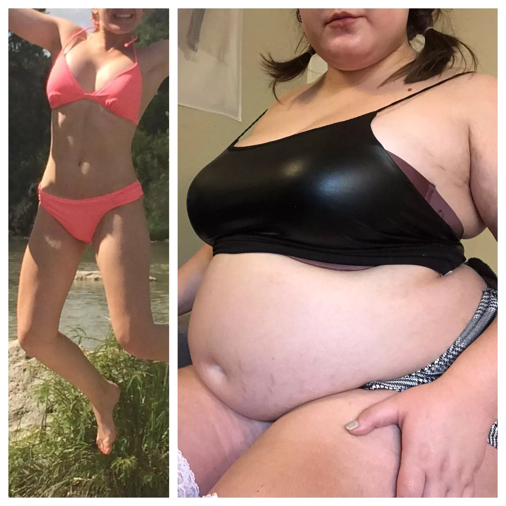 A lot can change in 3 years 😅 posted by ChubbieBunnie5