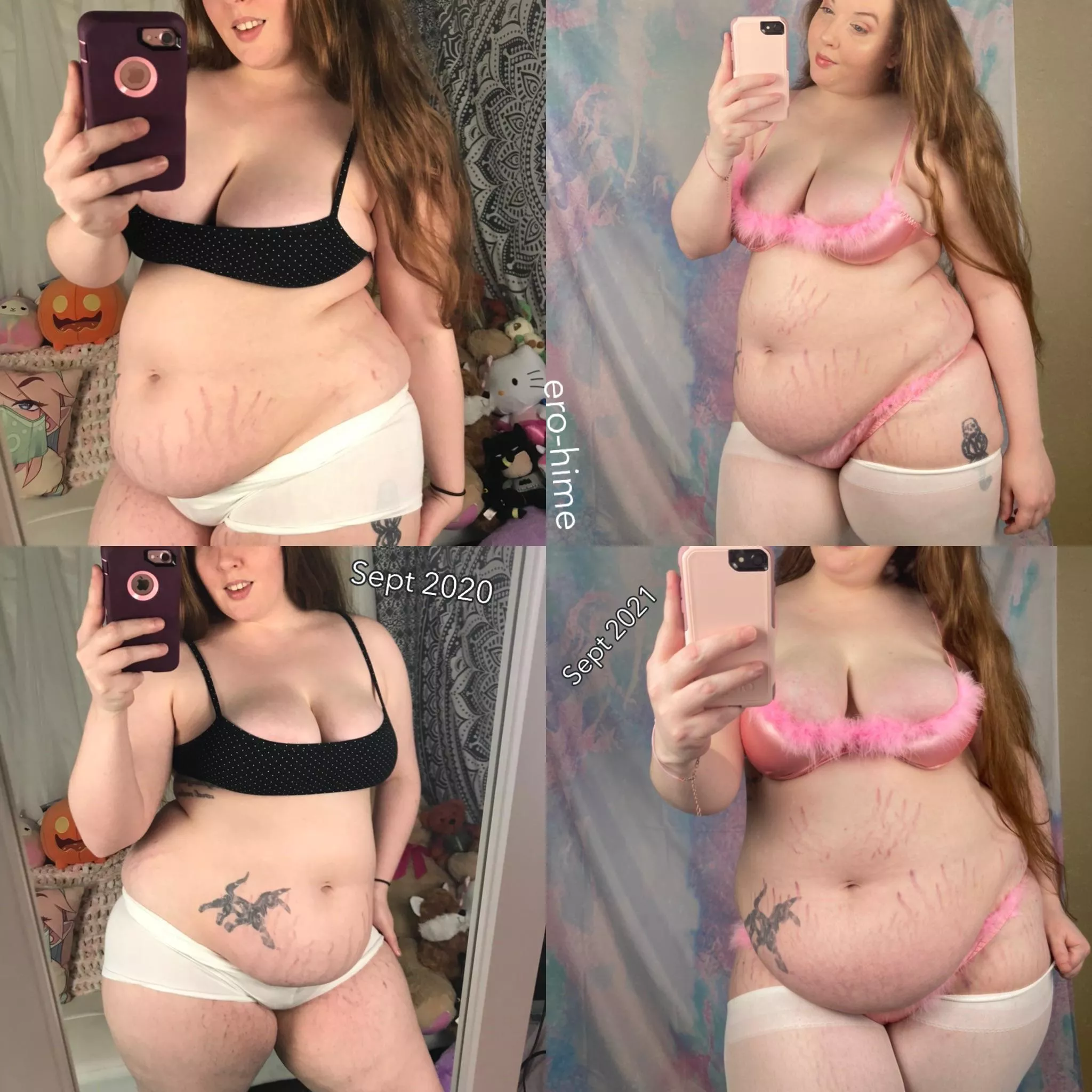 A lot can change in a year 😉 posted by ero-hime