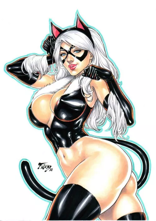A lovely Black Cat (Fred Benes/Nikk650) [Marvel Comics] by daniel650000