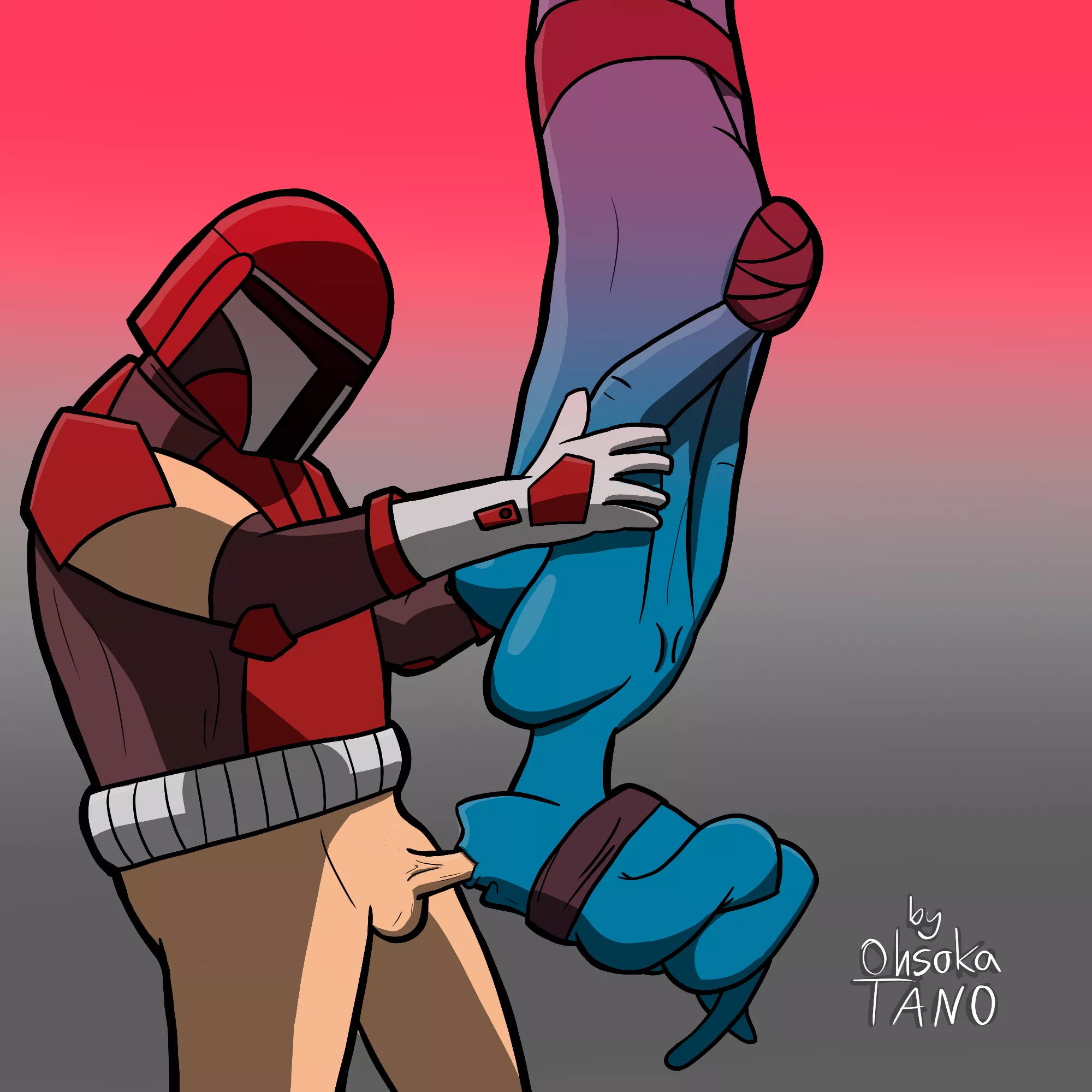 A Mando puts Aayla Secura to good use [by OhsokaTano] posted by OhsokaTano