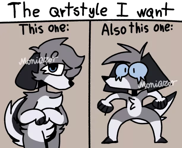 a meme because (art by me) by Moniazor