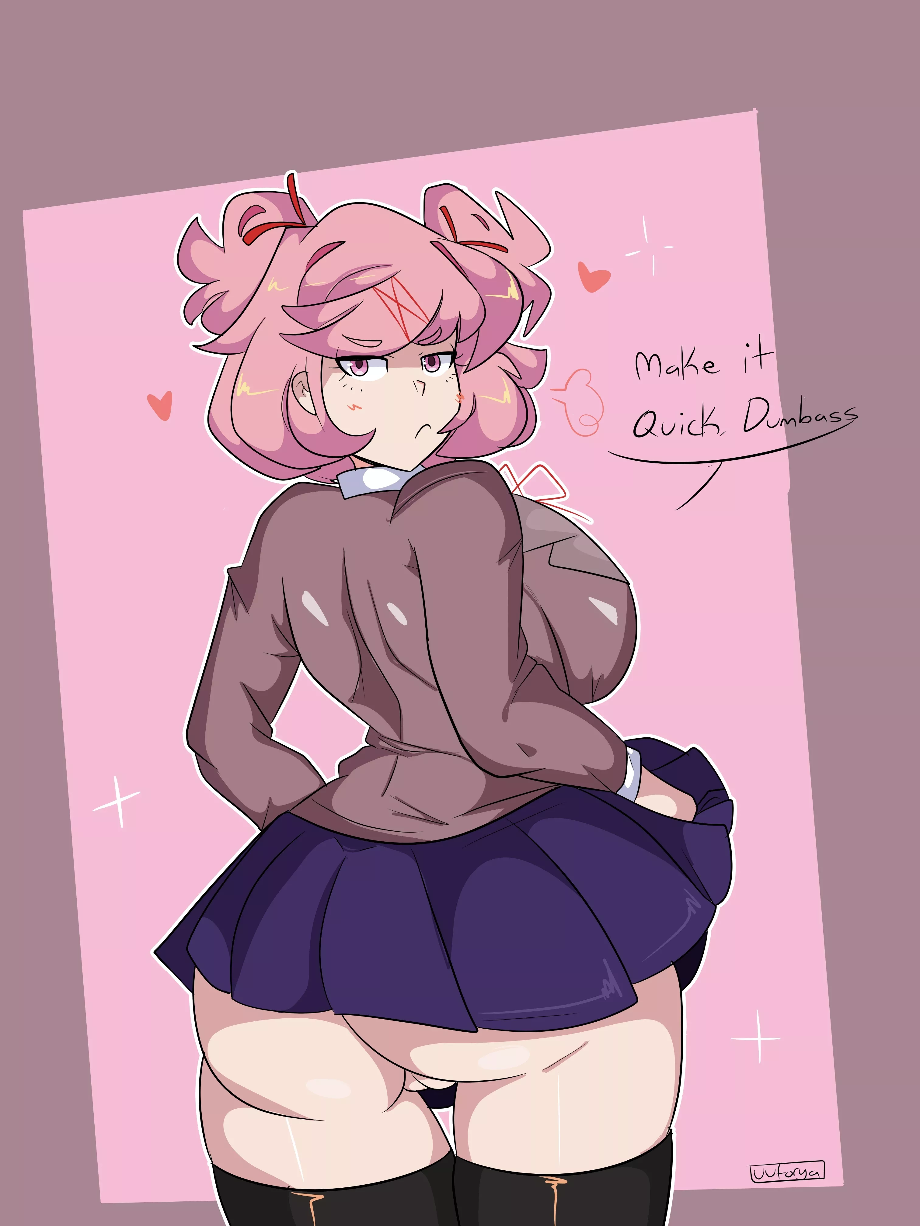 A much...bustier Natsuki. (uuforya) posted by crazycoolcatz