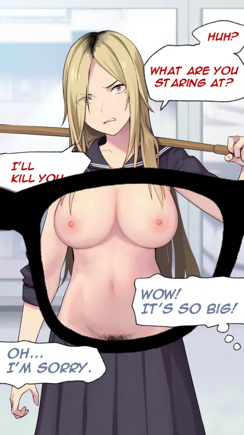 A naughty girl who looks strong but is probably sexually vulnerable by Pillowfighterlevel99