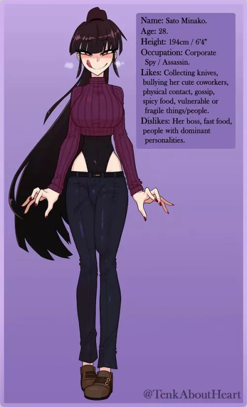 A new coworker has joined the company and she seems to have taken an interest in you! (TenkAboutHeart) by Jacinith13