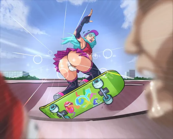 A new meaning to skater boy by Char-Latte_Graves