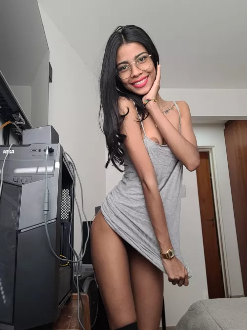 a nipple wants to come out haha by Tropicalangeles