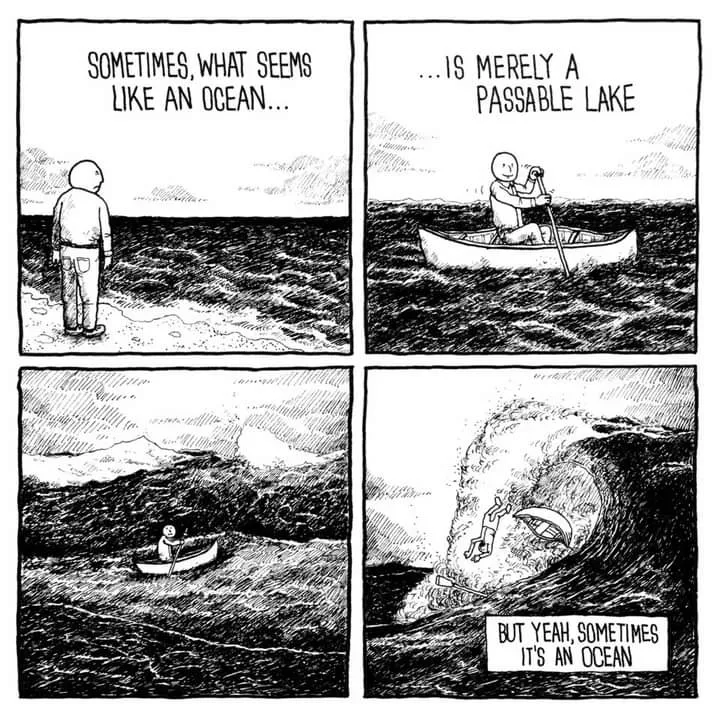 A ocean of failures posted by canefranchette