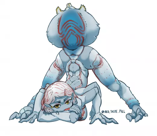 A peacock spider doing her mating dance by Jacrispy_Tenders