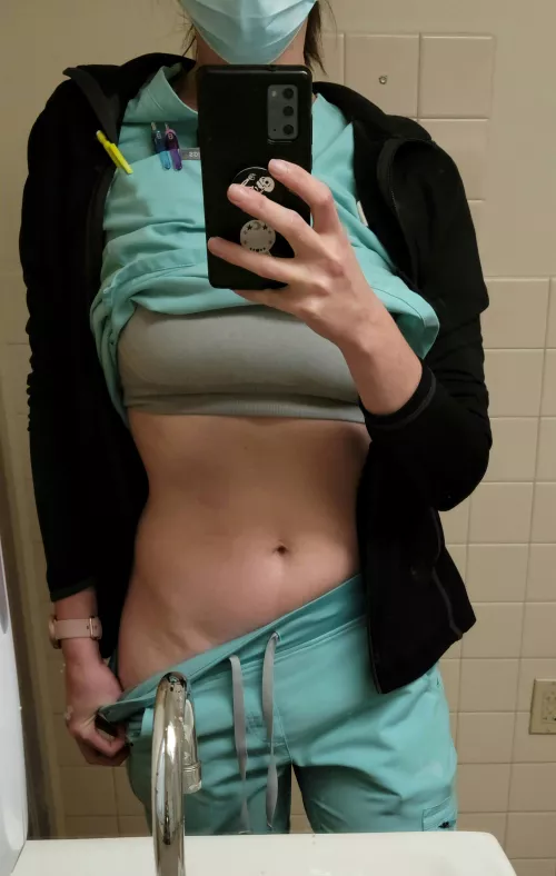 A picture of a working nurse on Universal Health Coverage Day. 12/12 by TimidLilyGirl