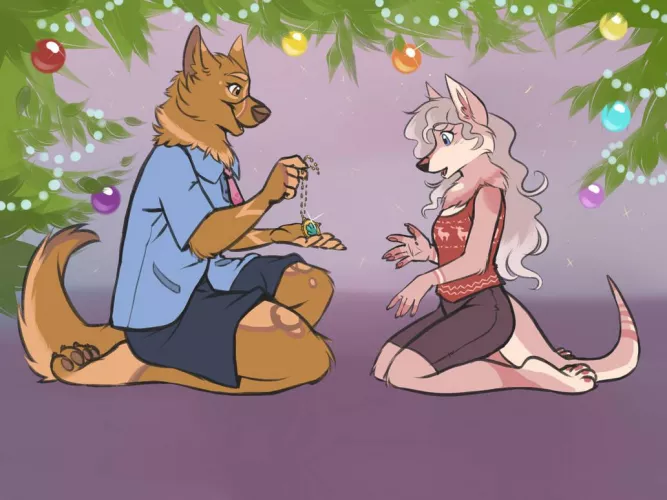 A present from mom (Characters are mine | Piece by Elke) by SaucyBruhh