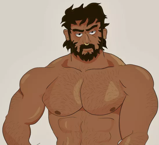 a random buff dude by scorchinghaze