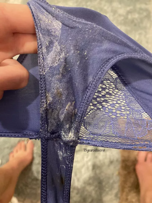 A recent creation from my messy college girl pussy;) [f] 💦 by 18yearoldsecret