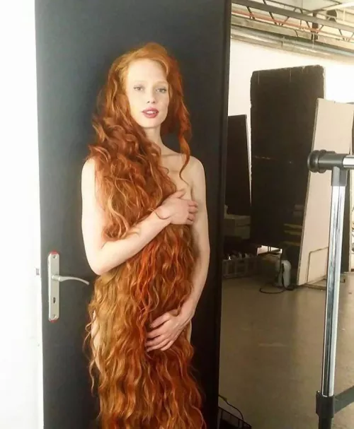 A red Rapunzel by madhatter3205