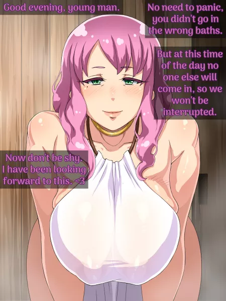 A relaxing bath [Milf][See-Through Clothes][Imminent Sex] (Artist: Enoshima Iki) by Lucidboob