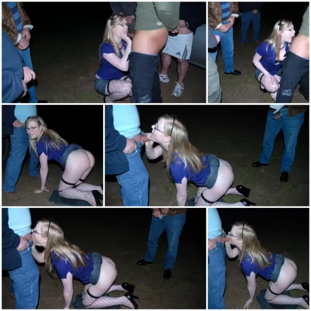A selection of Satine Spark sucking off strangers in a car park at night.... by SpunkySpunkyAssGuy