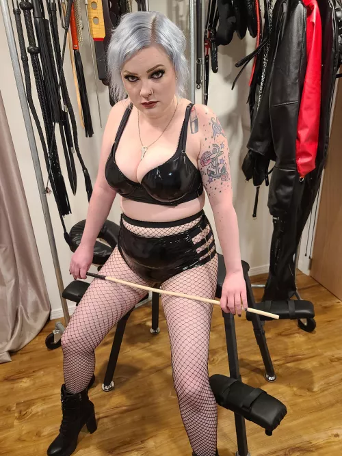 A session on my spanking bench is a great way to get some marks that will last well past Locktober and through most of NOvember. Who wants to go next? by MistressSadieXXX