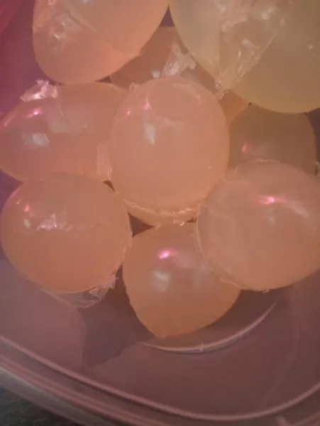 A set of gelatin eggs I made yesterday by _0112358132134_