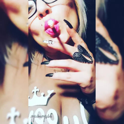 A shame I can't share the video clip 😈👑🚬💨 by Madison_Mayhem