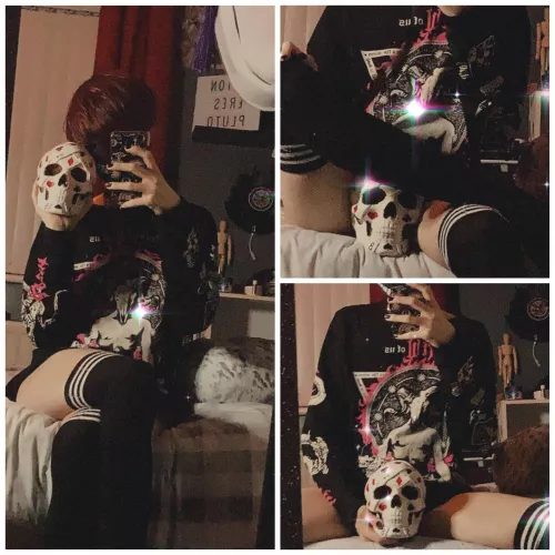 A skull is a great accessory 💕 by CastielOnyx