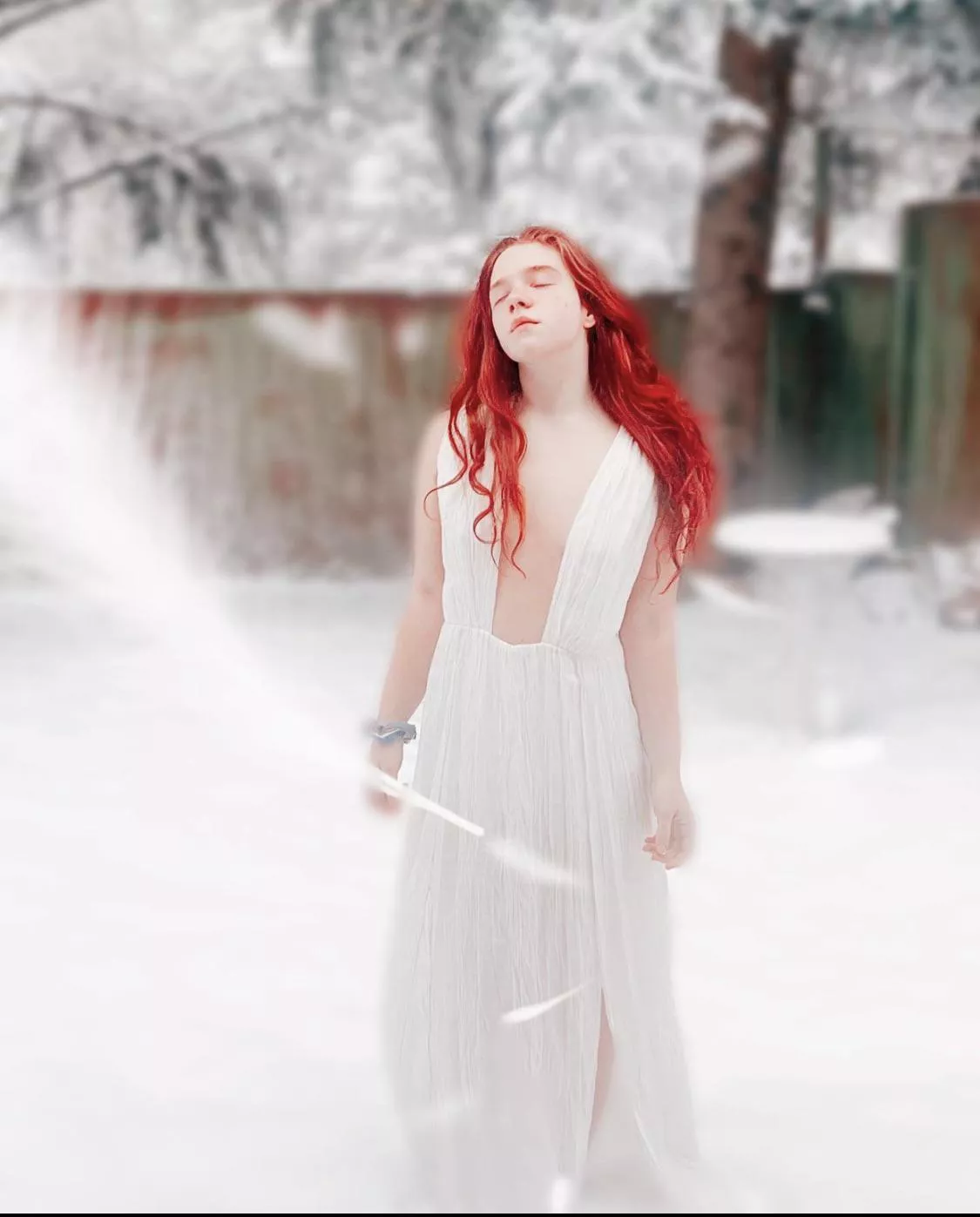 A snow Angel 👼🏼 photo credit: Persia Lourdes posted by PersiaLourdes