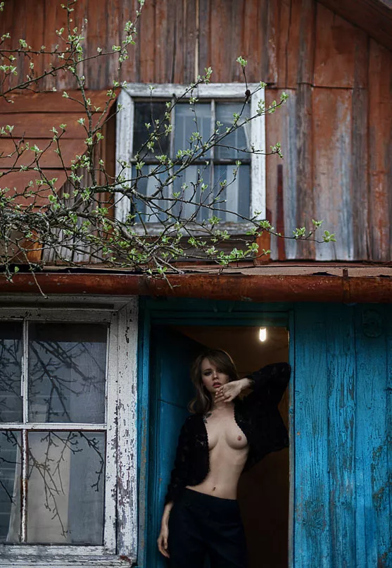 A stray topless shot from the farm series I found posted by [deleted]