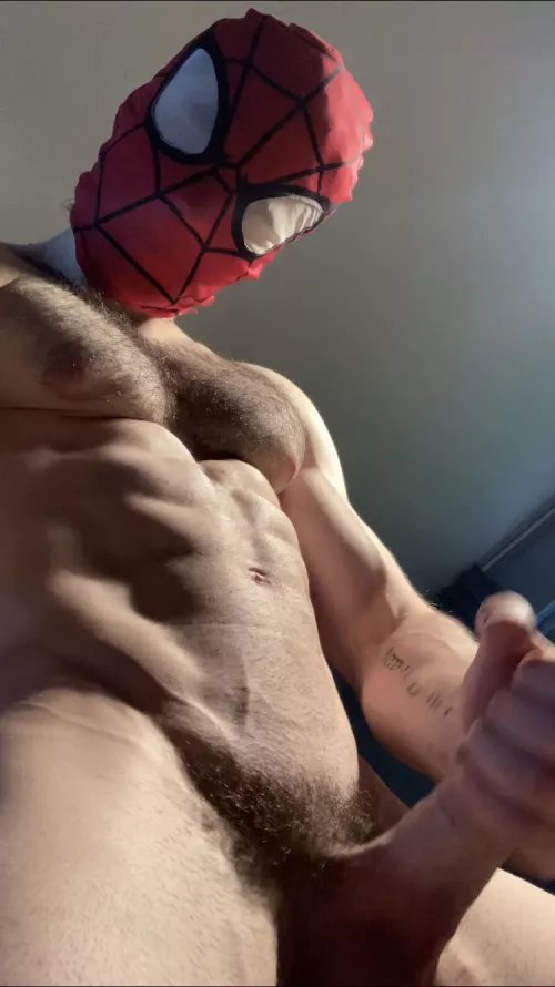 A throwback, to when Spiderman last trimmed his chest by J-Harker