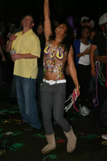 A tiger roaming the streets of NOLA by ActForNSFW