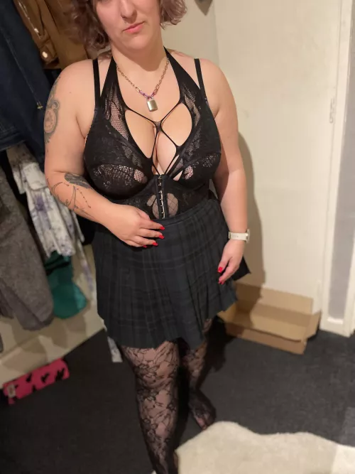 A typical Friday night outfit when my boyfriend is choosing the clothes… by OurDirtySexret