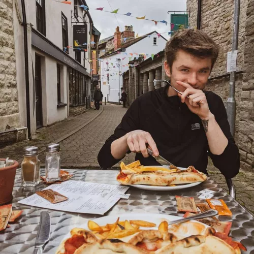 (A very fattening) Brunch with the bf - Of course he had to take a picture while I was shoveling food into my face 😂 by BrbMakingACuppaT