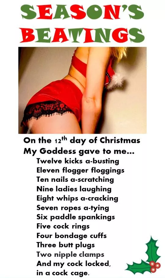A very Merry Xmas 😳 posted by slave4useuk