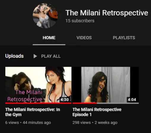 A video essay channel on Denise Milani analyzing her work by IllDrop2