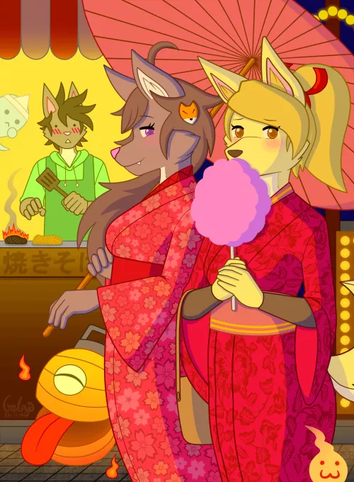 A Warm Nippon Night (art by me) by galajo