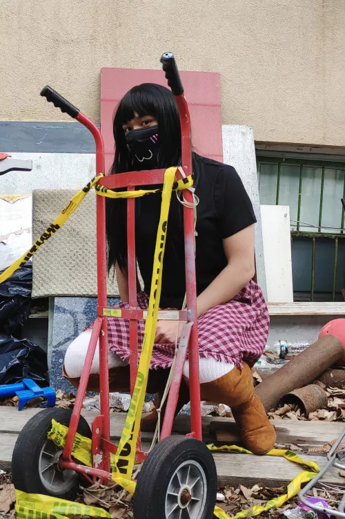 A wild Asian sissy found in the wild and tries to hide by asiansissystephy