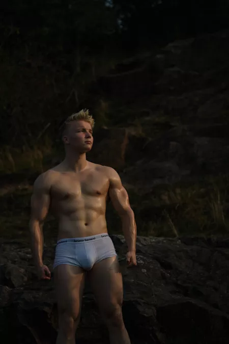 A wild Muscle Guy appears by timlaurenz_