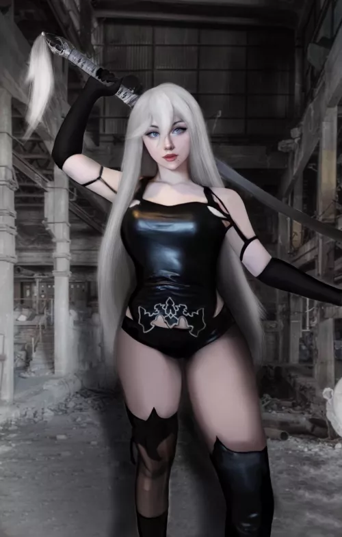 A2 Cosplay edit by kuroitsune by kuroitsune